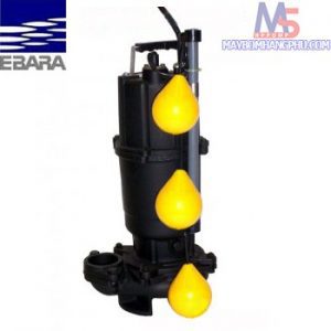Bơm chìm nước thải EBARA 65 DVSJ 5.75 1HP có 3 phao