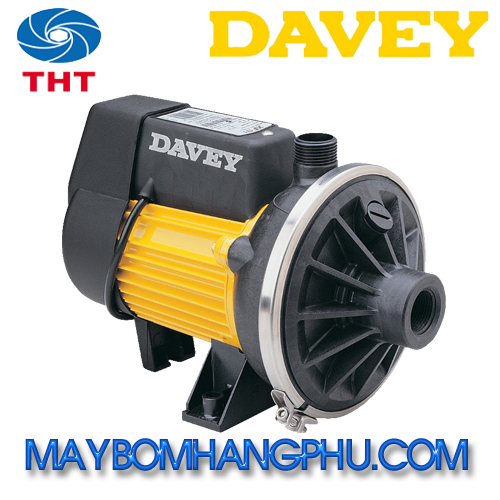 MÁY BƠM LY TÂM TRỤC NGANG ĐẦU NHỰA DAVEY XF221 1 máy bơm ly tâm trục ngang đầu nhựa davey XF